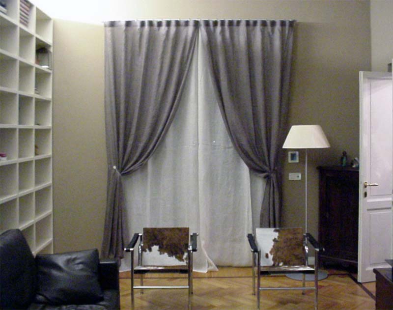 produzione divano a Milano tendaggio  tenda da interno