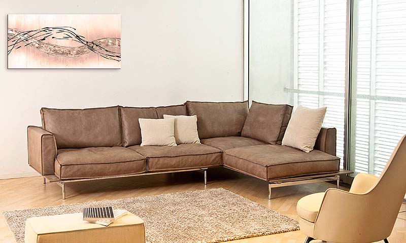 produzione poltrone a Milano divano moderno letizia