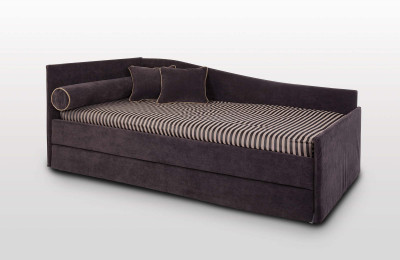 produzione artigianale divani violetta letto singolo